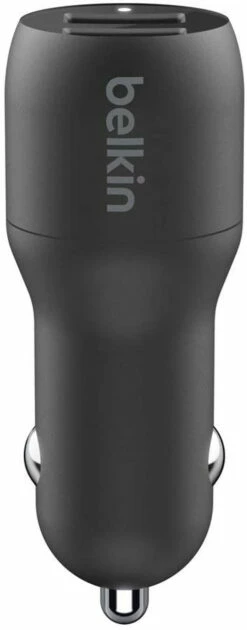Belkin - Dual Port USB A Car Charger 24W - Black -FusionElectronix Sales Store 41JVhhS6BuL. AC SL1000 39909.1648153812