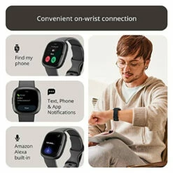Fitbit Sense 2 Advanced Health And Fitness Smartwatch With Tools To Manage Stress And Sleep, ECG App, SpO2, 24/7 Heart Rate And GPS, One Size (S & L Bands Included) -FusionElectronix Sales Store 517c3D0WNpL 18726.1666060927