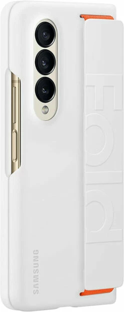 SAMSUNG Galaxy Z Fold4 Silicone Grip Cover, Protective Phone Case With Finger Strap, Matte Finish, Soft Surface, Handheld Design -FusionElectronix Sales Store 518hqRTt 1L. AC SL1500 01425.1660272592