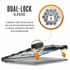 URBAN ARMOR GEAR UAG Designed For Microsoft Surface Laptop 4 (13.5-inch Screen) / Laptop 3 (13.5-inch Screen) Case Plasma Feather-Light Translucent Rugged Military Drop Tested Laptop Cover, Ice -FusionElectronix Sales Store 51GkTc1tx7L 35935.1654904049