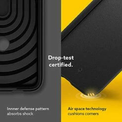 Caseology Vault For Google Pixel 4a Case (2020) [NOT Compatible With Pixel 4a 5G] - Matte Black -FusionElectronix Sales Store 51RdbLc8YRL 53797.1634009104