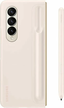 SAMSUNG Galaxy Z Fold4 Standing Cover With S Pen Holder, Protective Phone Case With Kickstand For Hands Free Viewing -FusionElectronix Sales Store 51eSFZvoc6L. AC SL1500 23038.1673036071