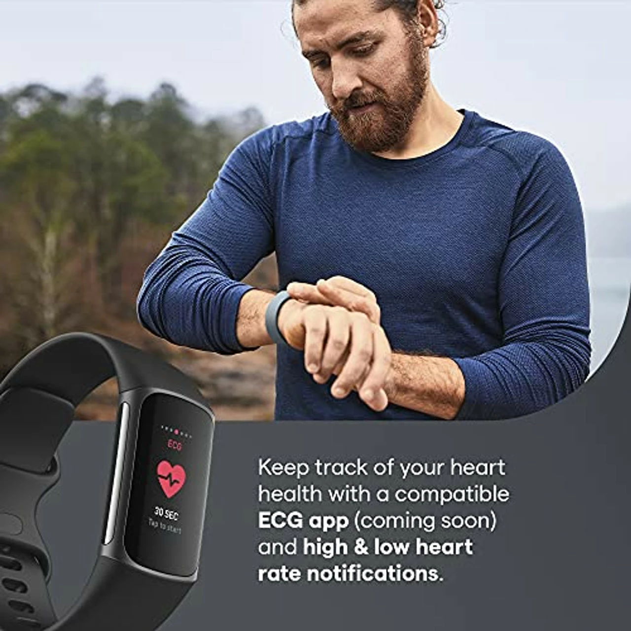 Fitbit - Charge 5 Advanced Fitness & Health Tracker 4 Fitbit - Charge 5 Advanced Fitness & Health Tracker - Image 4
