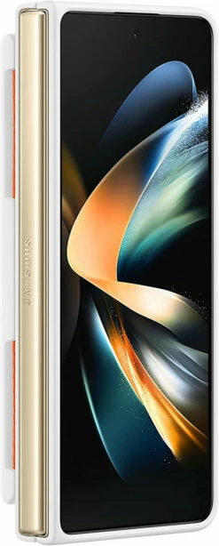 SAMSUNG Galaxy Z Fold4 Silicone Grip Cover, Protective Phone Case With Finger Strap, Matte Finish, Soft Surface, Handheld Design -FusionElectronix Sales Store 61IFmj R VL. AC SL1500 54984.1660272592