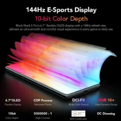 Xiaomi Black Shark 5 Gaming Phone 256GB 12GB RAM (FACTORY UNLOCKED) 6.67" 64MP (Global) -FusionElectronix Sales Store 61cvayCivQL. AC SL1000 81161.1655697653