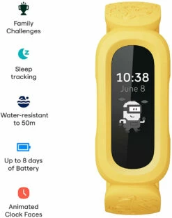 Fitbit Ace 3 Activity Tracker For Kids 6+ One Size, -FusionElectronix Sales Store 61hUj YZ8xS. AC SL1500 62484.1643329193