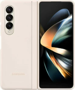 SAMSUNG Galaxy Z Fold4 Slim Standing Cover, Protective Phone Case, Prop Up For Hands Free Viewing, Soft, Matte Surface -FusionElectronix Sales Store 61ivGyxNM5L. AC SL1500 32603.1660340432