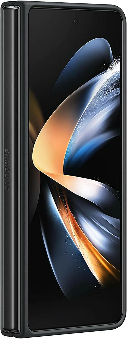 SAMSUNG Galaxy Z Fold4 Leather Cover, Protective, Premium, Elegant Phone Case With Front And Back Protection, Soft Surface 3 SAMSUNG Galaxy Z Fold4 Leather Cover, Protective, Premium, Elegant Phone Case With Front And Back Protection, Soft Surface - Image 3