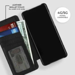 Case-Mate - Samsung Galaxy S20 - LEATHER WALLET FOLIO - Holds 4 Cards + Cash - Black Leather -FusionElectronix Sales Store 61xjo8Go BL. AC SL1000 1 57793.1586924601.1280.1280 80813 34550.1630473071