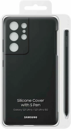 Samsung - Silicone S Pen Case For Galaxy S21 Ultra - Black -FusionElectronix Sales Store 71l0Awca7aL. AC SL1500 78541.1632504563
