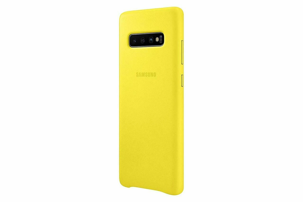 Samsung Galaxy S10e Leather Back Cover Case 4 Samsung Galaxy S10e Leather Back Cover Case - Image 4