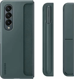 SAMSUNG Galaxy Z Fold4 Standing Cover With S Pen Holder, Protective Phone Case With Kickstand For Hands Free Viewing -FusionElectronix Sales Store 71pPDCjV6BL. AC SL1500 66215.1673036071