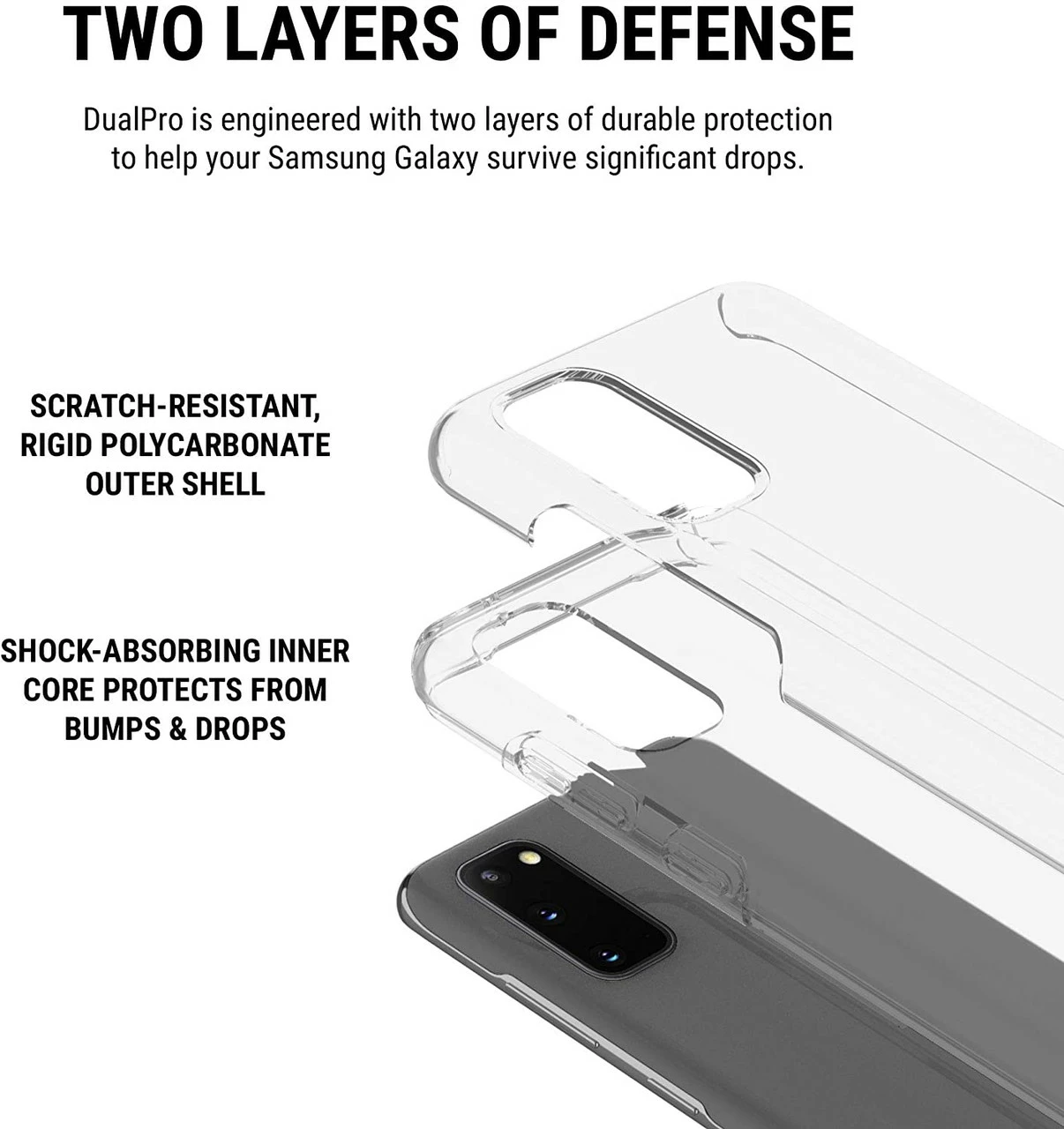 Incipio DualPro Case For Samsung Galaxy S20 13 Incipio DualPro Case For Samsung Galaxy S20 - Image 13