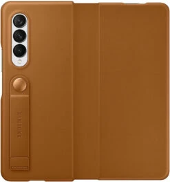 Samsung - Leather Flip Stand Case For Samsung Galaxy Z Fold3 -FusionElectronix Sales Store 810lBl5slUL. AC SL1500 34273.1633116261