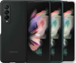 Samsung - Silicone Case For Samsung Galaxy Z Fold3 5G