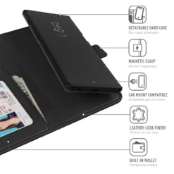 Skech - Polo Book Case For Samsung Galaxy Note 10+ Black -FusionElectronix Sales Store SK100 PB BLK 41 77397.1566626439