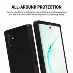 Incipio DualPro Case For Samsung Galaxy NOTE10+ -FusionElectronix Sales Store amazon samsungnote10 dualpro blk 5 45795.1566010409.1280.1280 66630 96122.1632034474