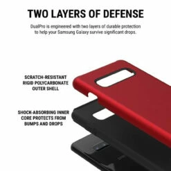 Incipio DualPro Case Samsung Galaxy S10/ S10+/S10e -FusionElectronix Sales Store incipio dualpro samsung galaxy s10 case red callout 31 40116.1673058962