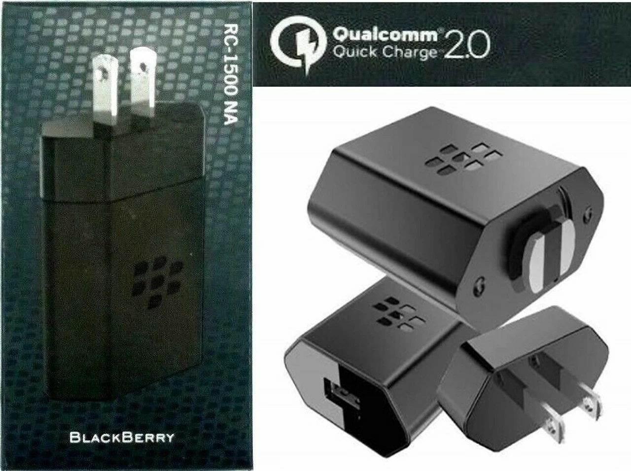 BlackBerry Rapid Travel Wall Fast Quick Charger Power Adapter 3 BlackBerry Rapid Travel Wall Fast Quick Charger Power Adapter - Image 3